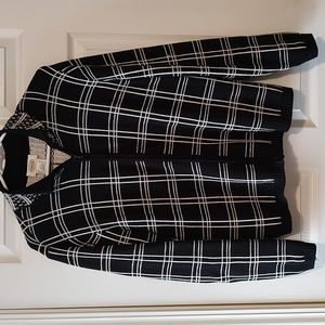 Size L, Talbots full front zip sweater.